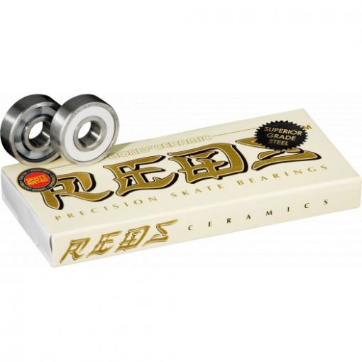 Подшипники для скейтборда Bones REDS CERAMIC 8mm 8 Packs