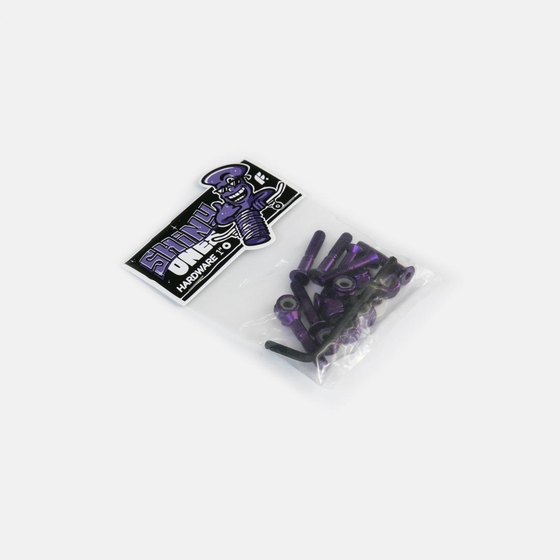 Комплект винтов FOOТWORK (шестиграник с ключом) Фиолетовый