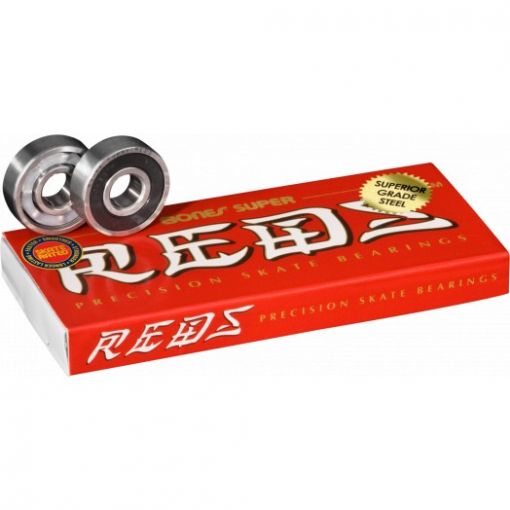 Подшипники для скейтборда Bones REDS SUPER 8mm 8 Packs купить в Boardshop №1
