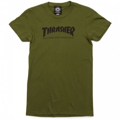 Футболка Girls Thrasher Mag Logo Short Sleeve купить в Boardshop №1