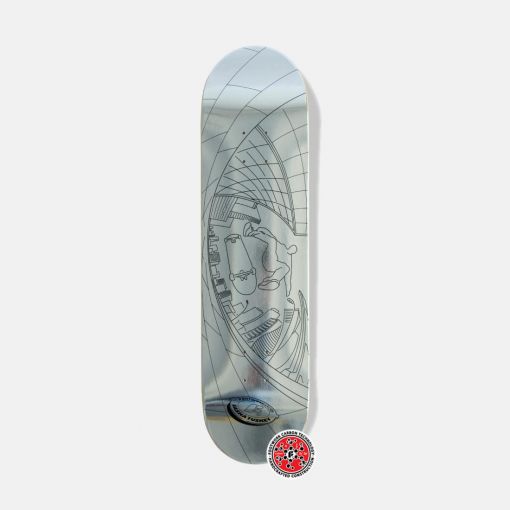 Дека для скейтборда Footwork Carbon Tushev Fisheye Silver Foil купить в Boardshop №1